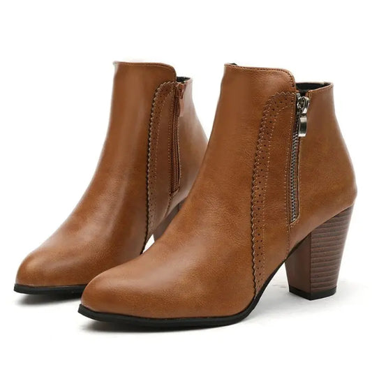 Trendy High Heel Women's Boots - Chic and Comfortable - EasyApparels