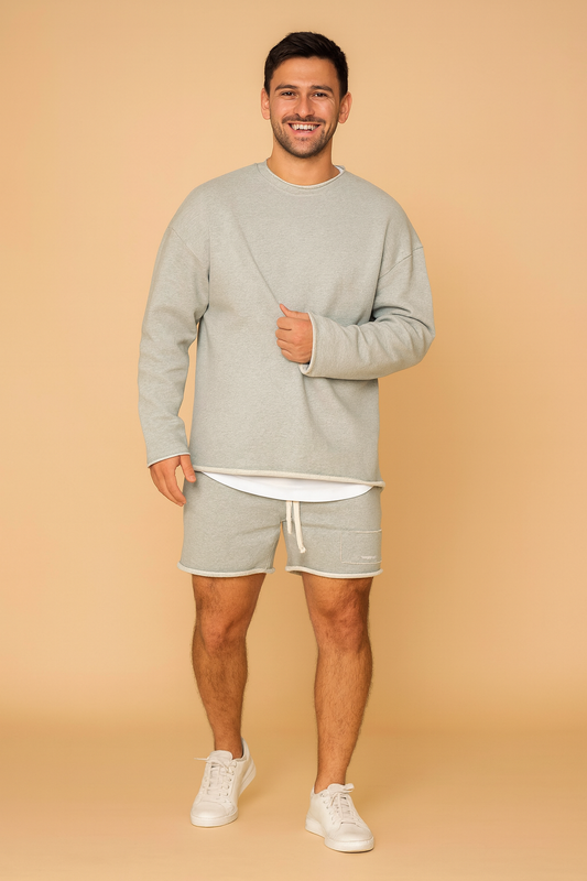 Classic Casual Crew Neck Sweater - Luxicro