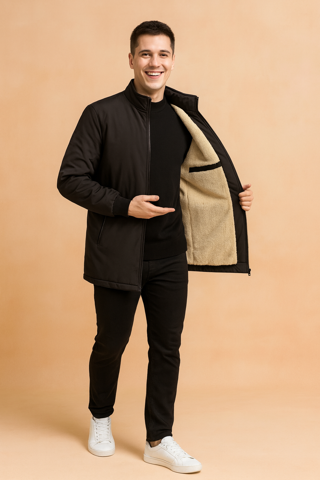 Darian | Classic Leather Jacket - Luxicro