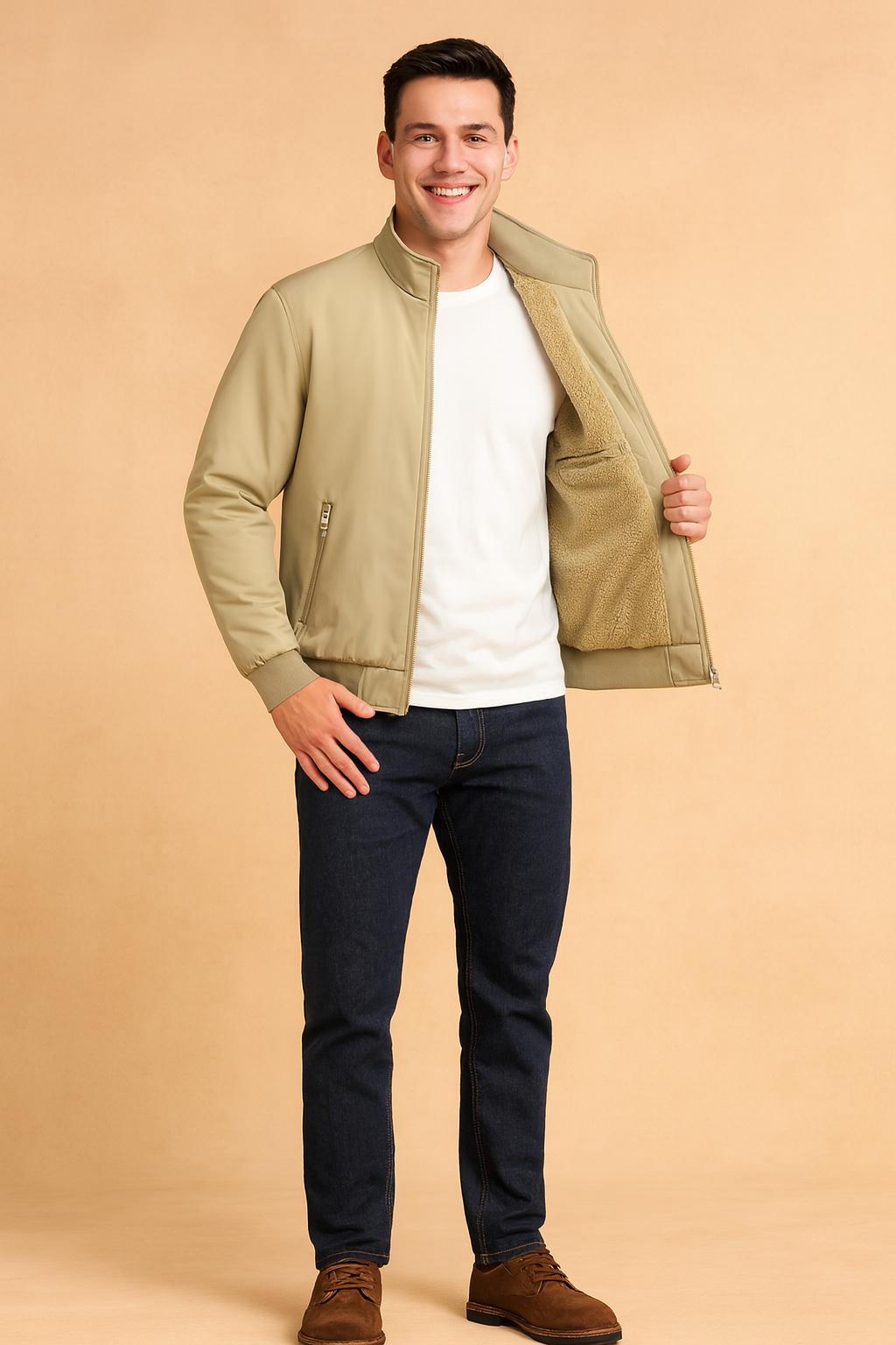 Darian | Classic Leather Jacket