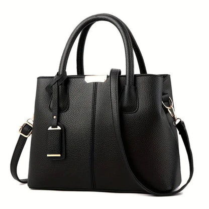 Classic Faux Leather Tote Bag