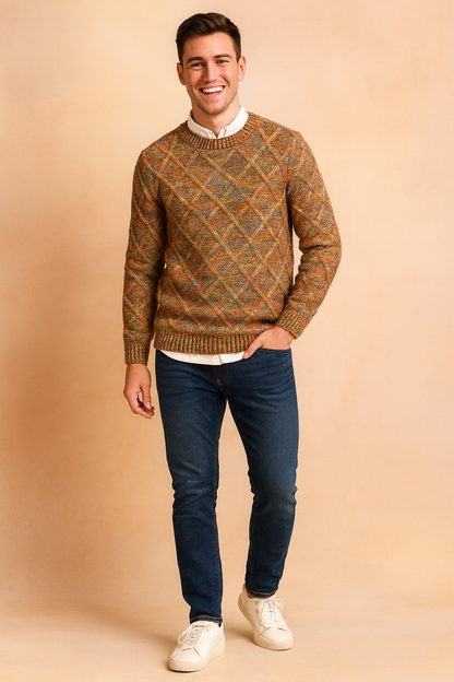 Warm Winter Crew Neck Sweater