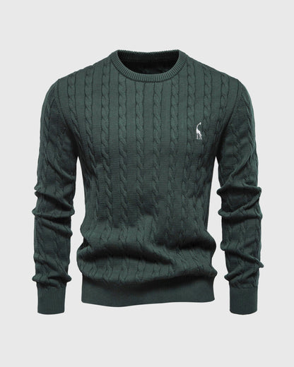 Classic Comfortable Men's Crew Neck Sweater