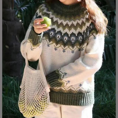 Soft Knit Crew Neck Sweater for Women