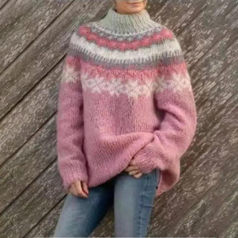 Soft Knit Crew Neck Sweater for Women
