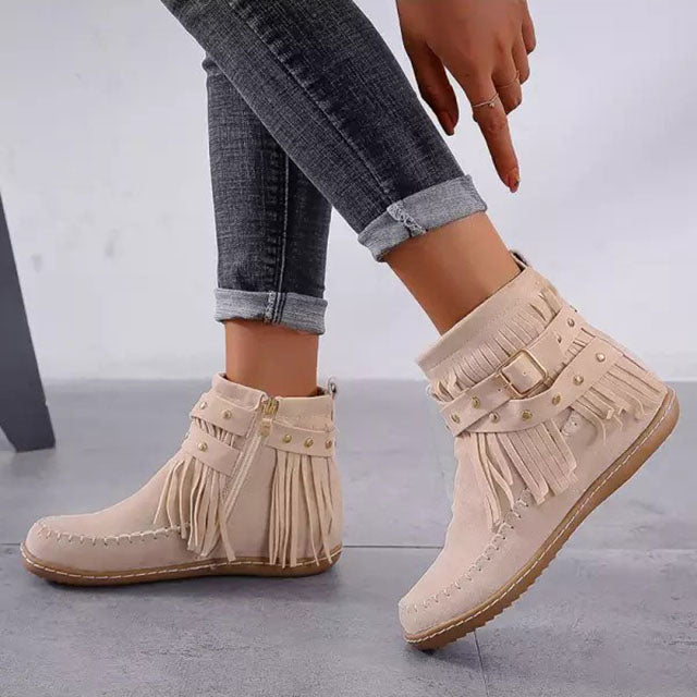 Trendy Buckle Ankle Boots for Women