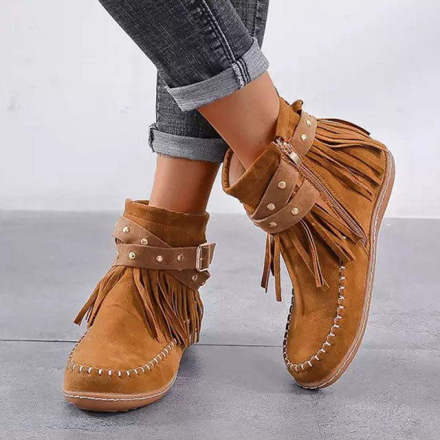 Trendy Buckle Ankle Boots for Women - EasyApparels