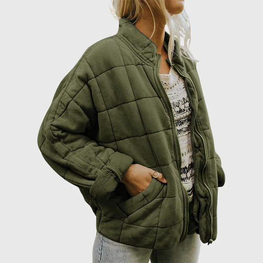 Padded Zip Up Winter Jacket - EasyApparels