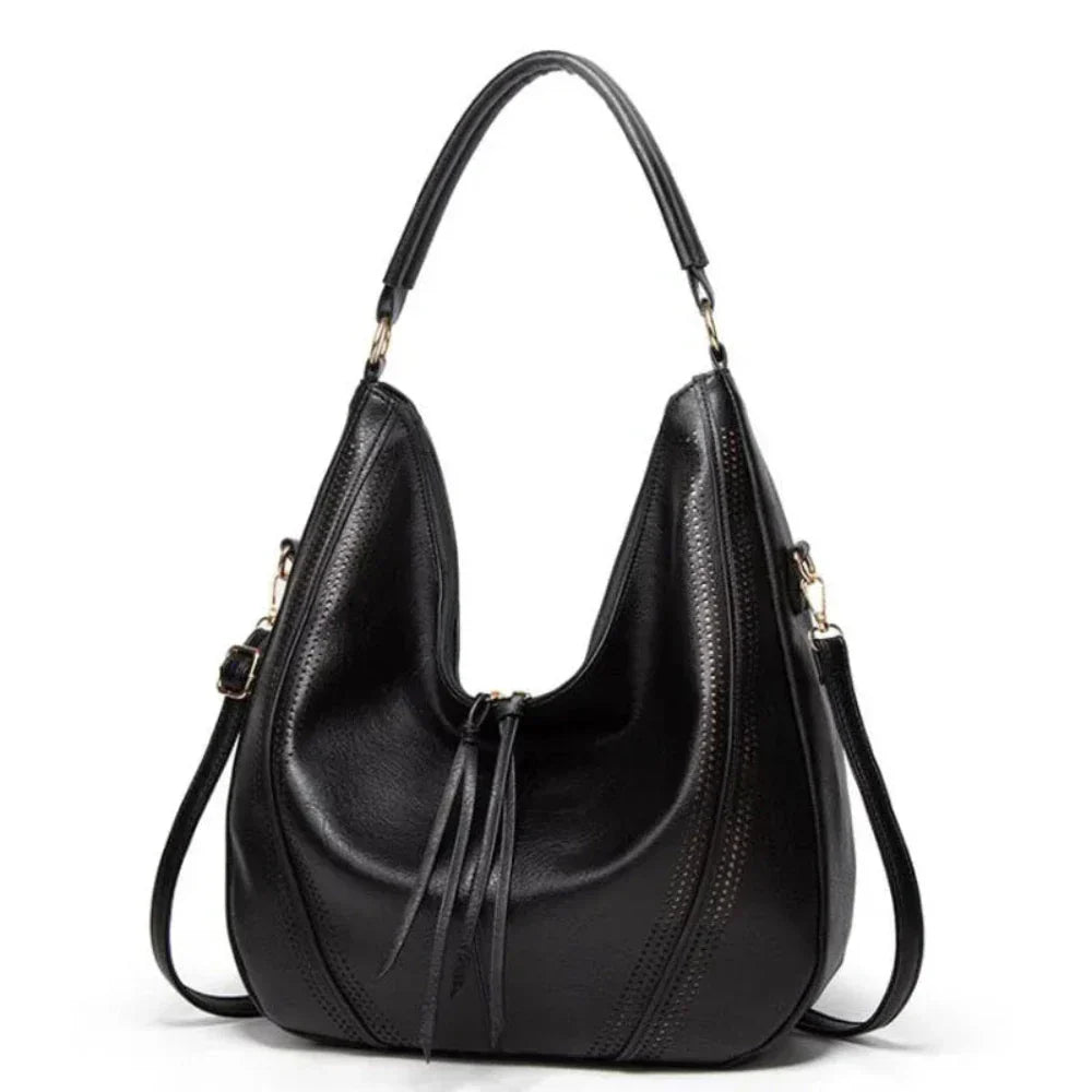 Casual Faux Leather Tote Handbag