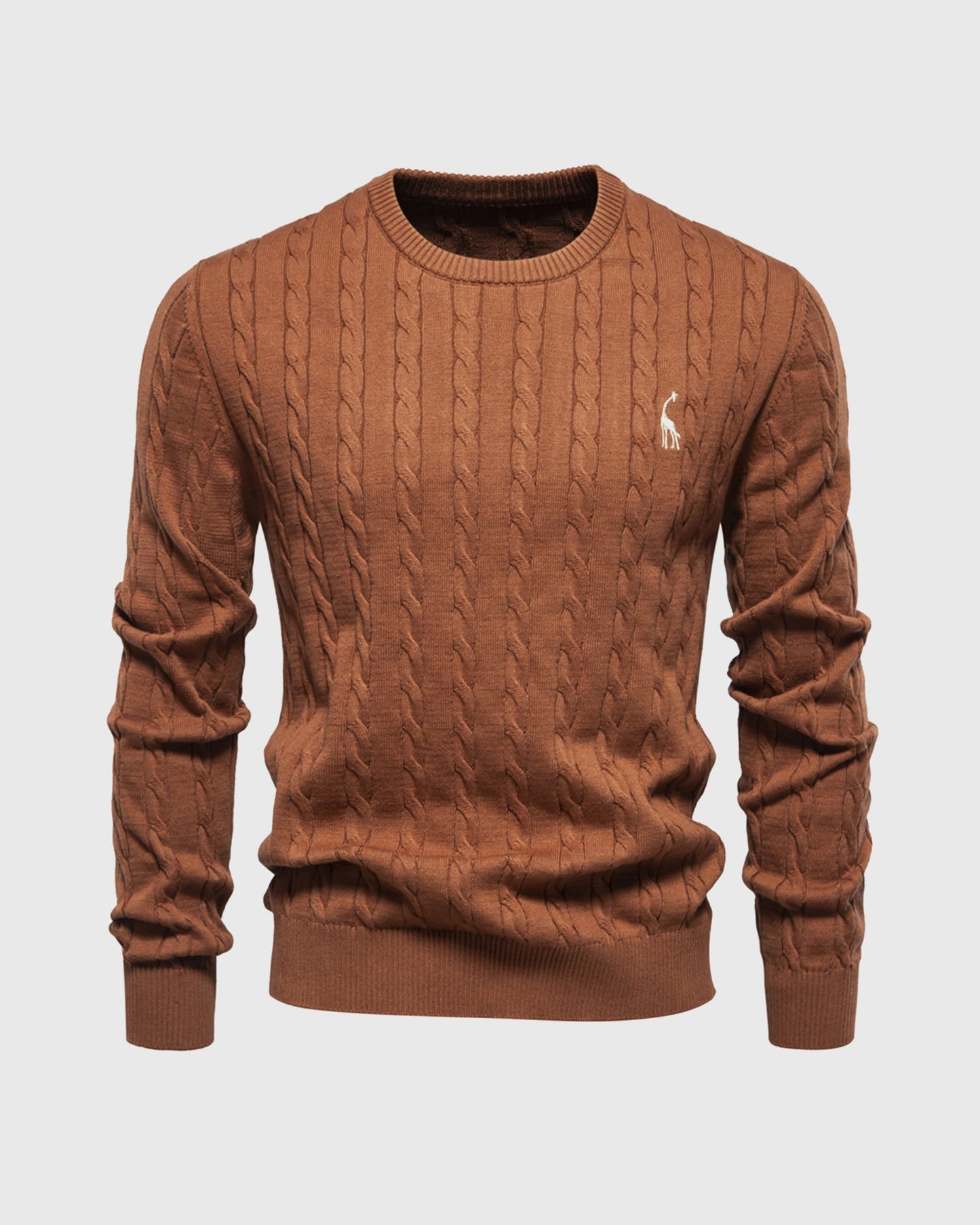 Classic Comfortable Men's Crew Neck Sweater