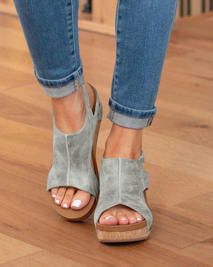Comfortable Vegan Ankle Strap Sandals