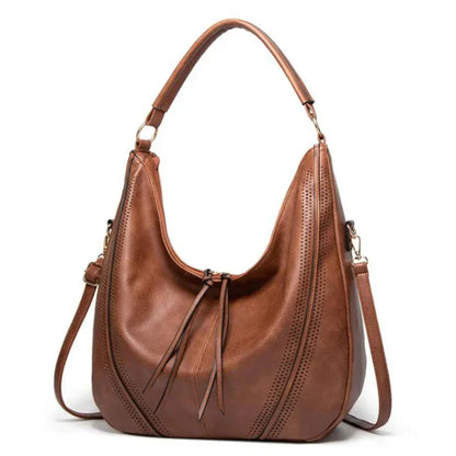 Casual Faux Leather Tote Handbag
