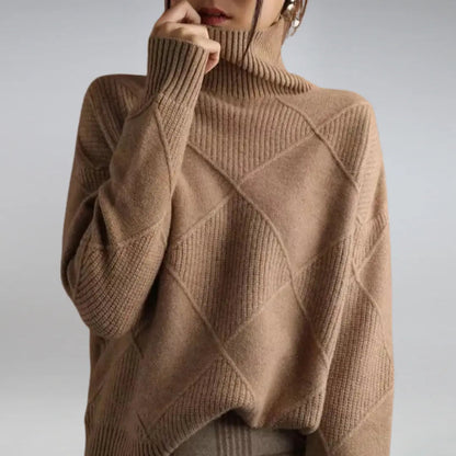 Soft Crew Neck Oversized Women's Sweater