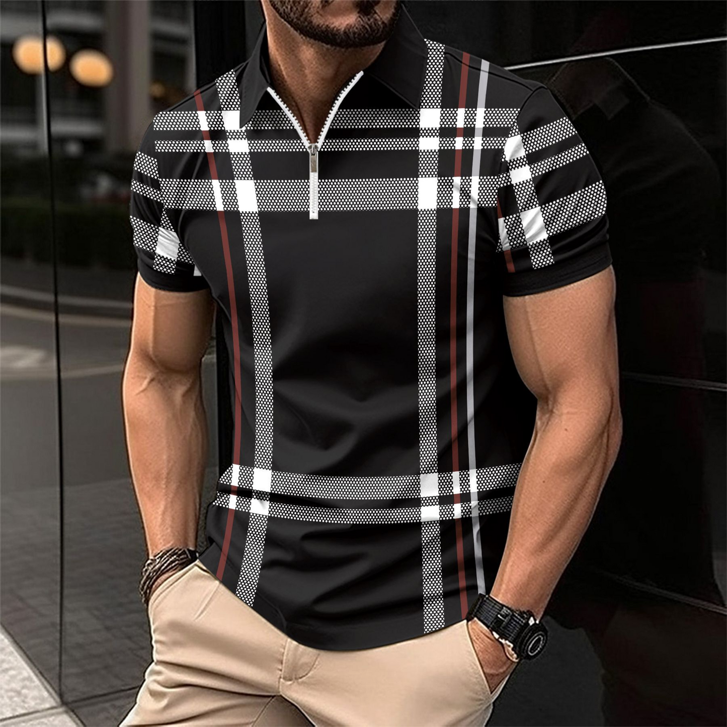 Classic Casual Men's Polo Shirt - Luxicro
