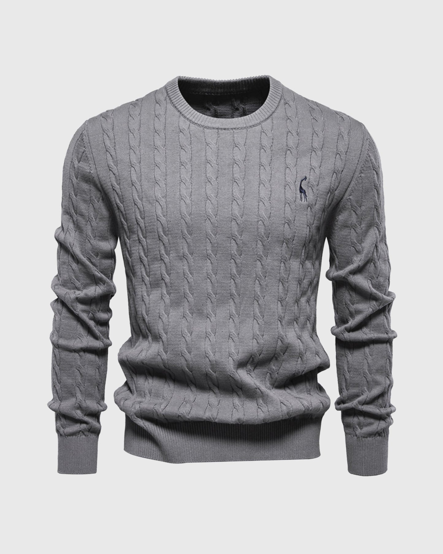 Classic Comfortable Men's Crew Neck Sweater