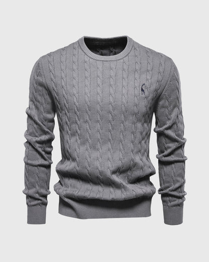 Classic Comfortable Men's Crew Neck Sweater