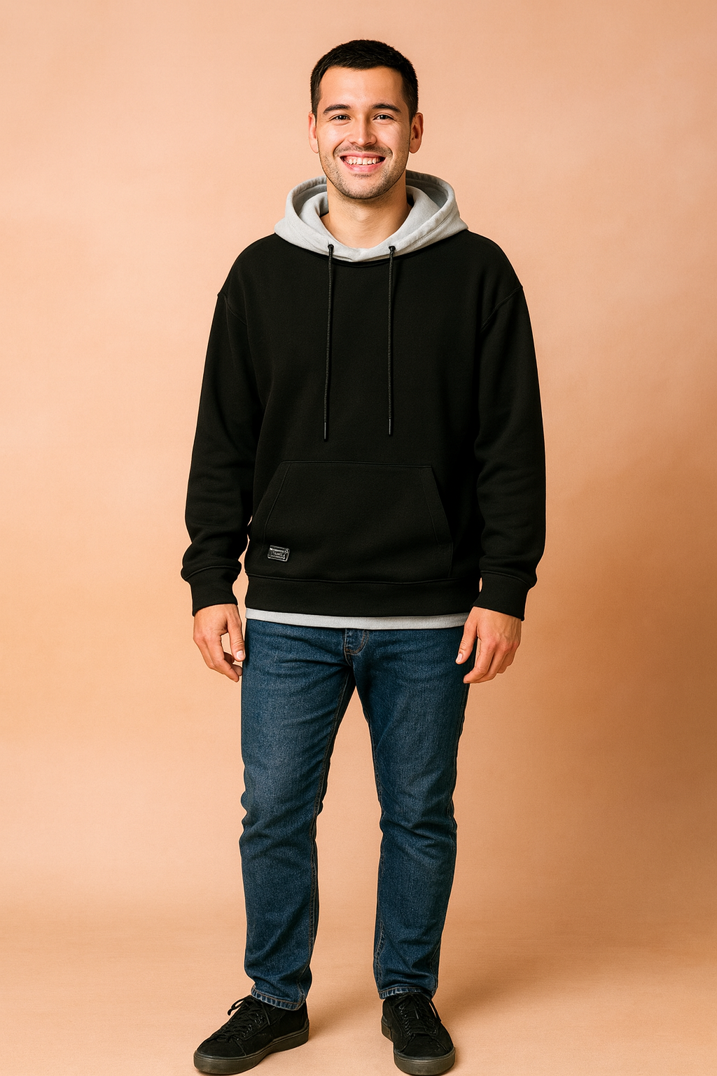 Relaxed Fit Large Hooded Sweatshirt