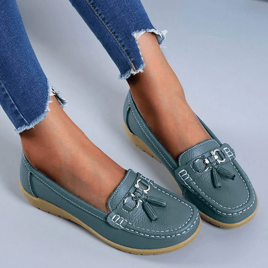 Timeless Genuine Leather Slip Ons - EasyApparels