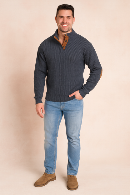 Vintage Classic Button Front Sweater