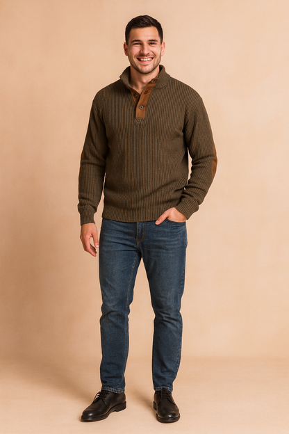 Vintage Classic Button Front Sweater