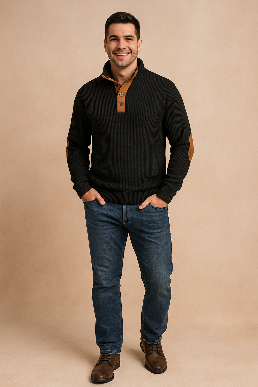 Vintage Classic Button Front Sweater