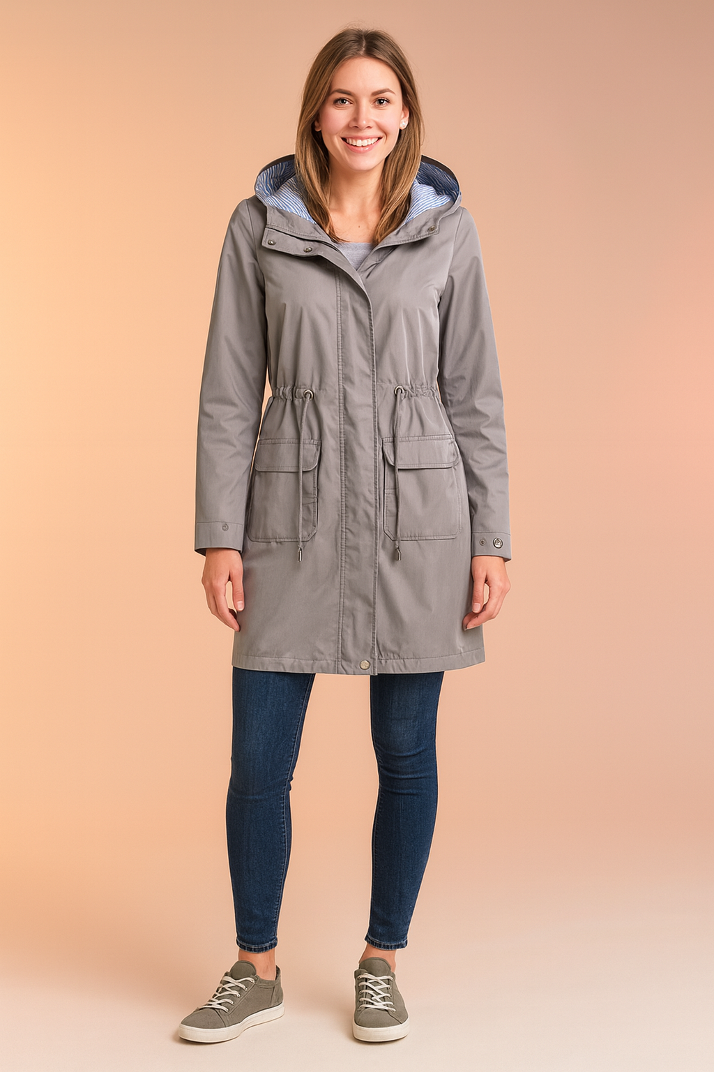 Women's Fashionable Hooded Coat