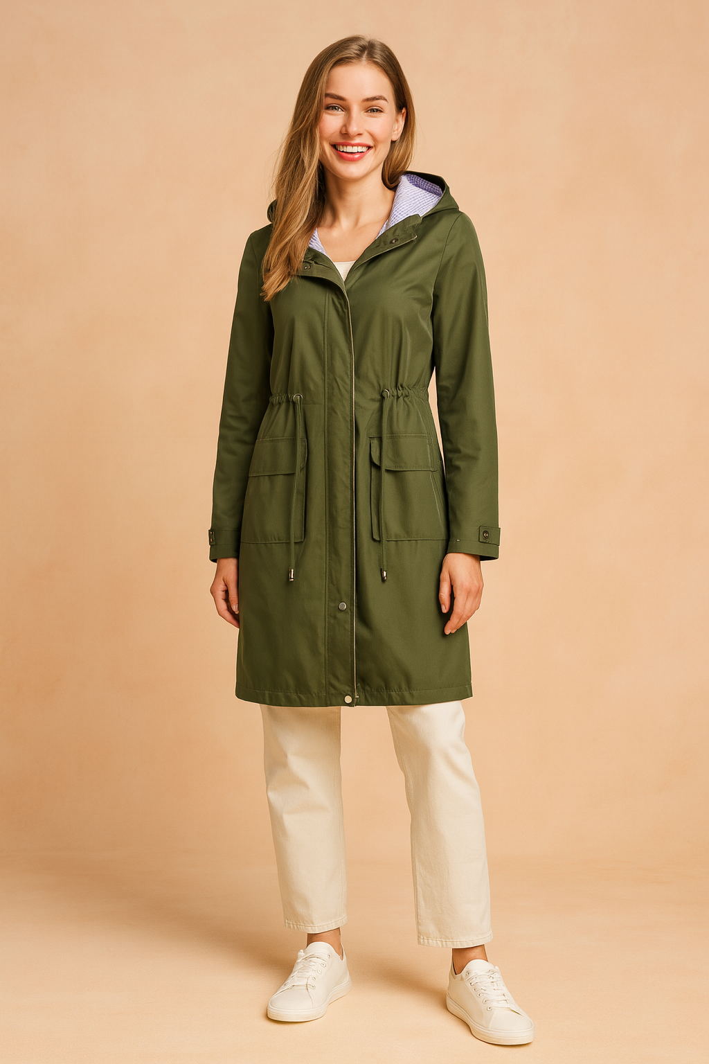 Women's Fashionable Hooded Coat