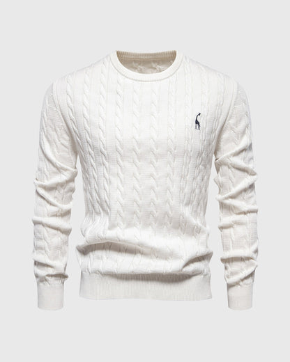 Classic Comfortable Men's Crew Neck Sweater