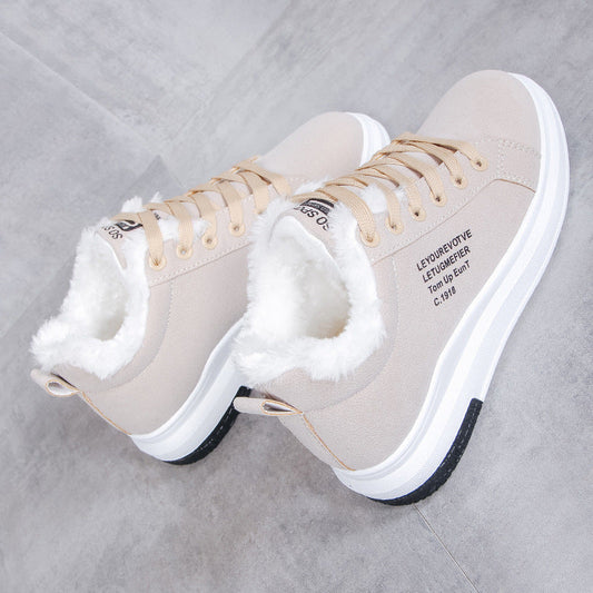 Soft Suede Women's Sneakers - Comfortable Chic Shoes - EasyApparels