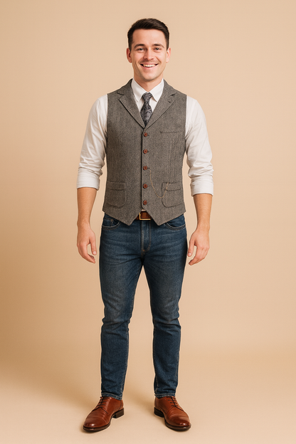 Timeless Gent's Waistcoat - Luxicro