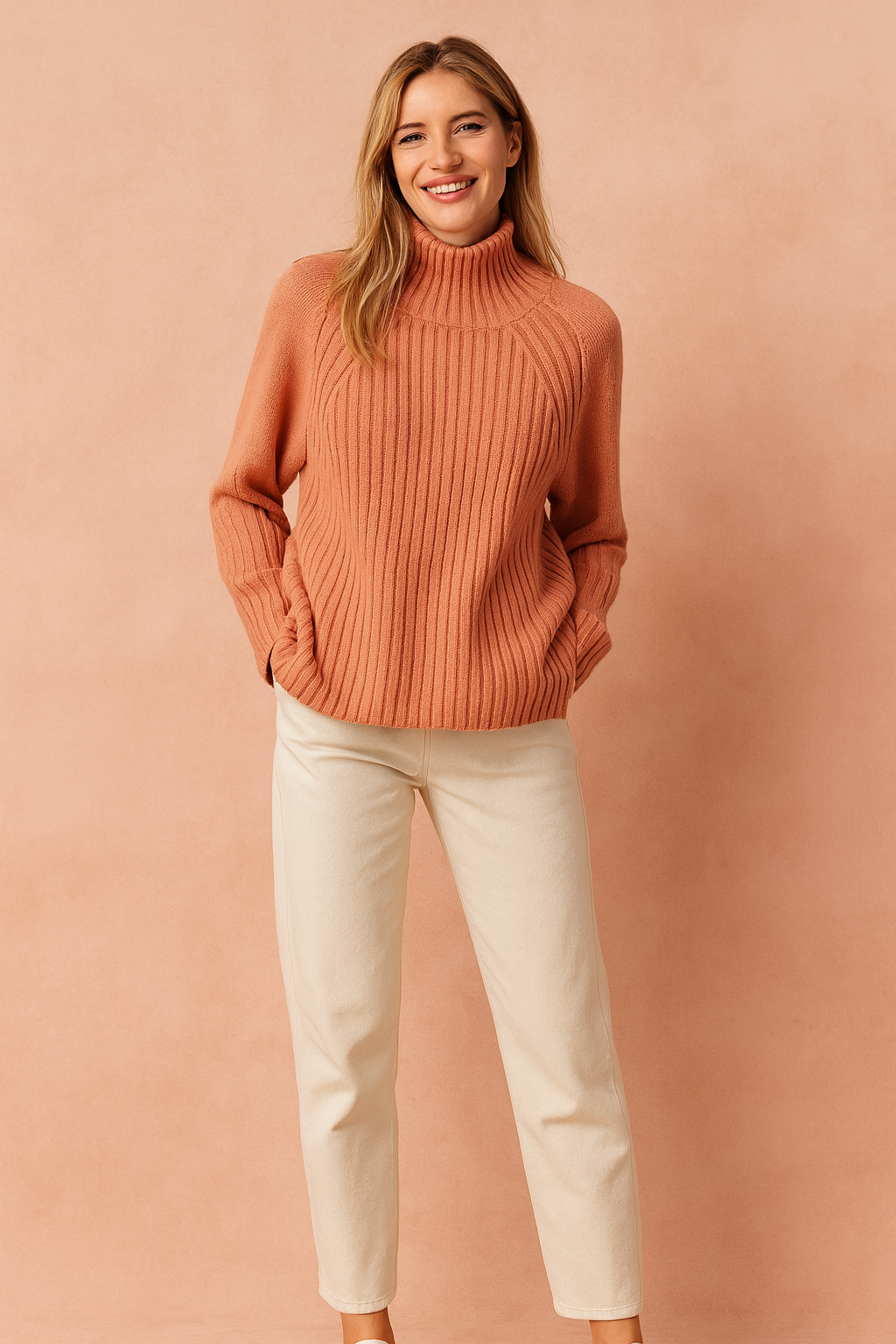 Warm Crew Neck Pullover Sweater