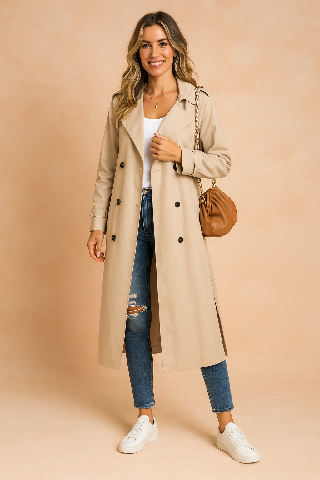 Classic Women's Waterproof Trench Coat - Luxicro