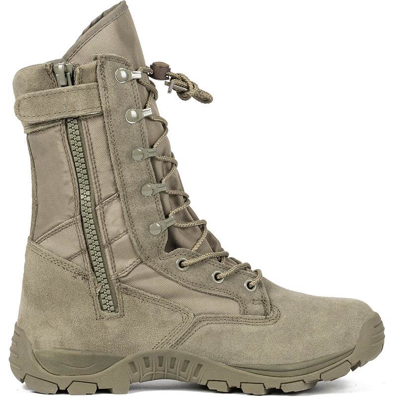 Breathable High Top Military Boots for Men - EasyApparels