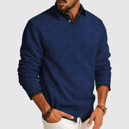 Classic Comfortable Crew Neck Men's Sweater