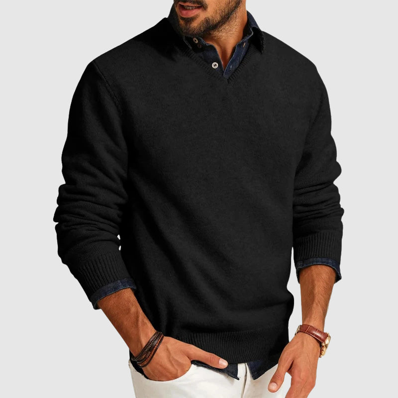 Classic Comfortable Crew Neck Men's Sweater