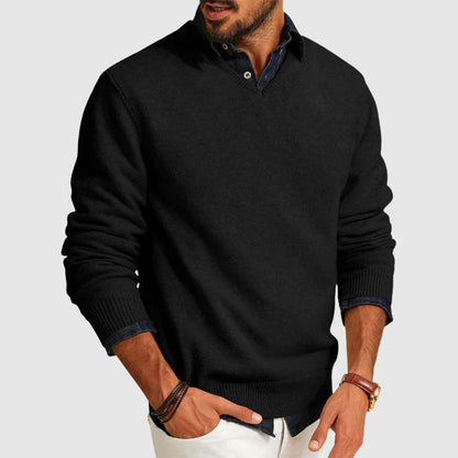 Classic Comfortable Crew Neck Men's Sweater