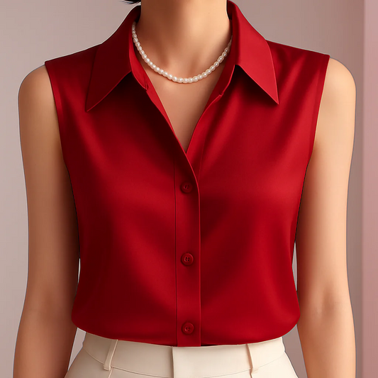 Silky Smooth Front Button Top - EasyApparels