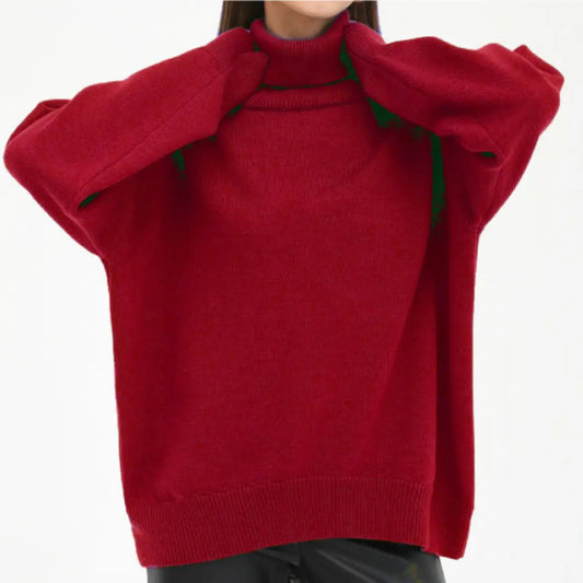 Soft Women's Winter Turtleneck Sweater - EasyApparels