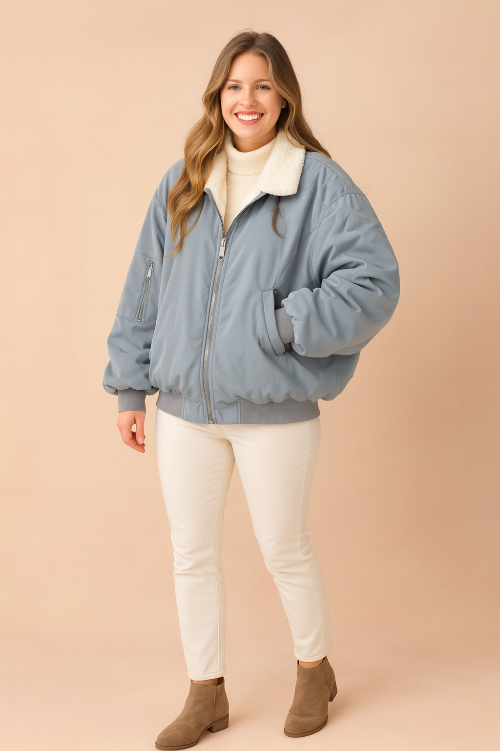 Warm Women's Reversible Puffer Jacket - Luxicro