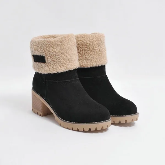 Cozy Faux Fur Insulated Women's Boots - EasyApparels