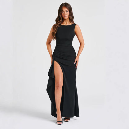 Sexy Women's Formal Gown - Sleeveless Evening Dress