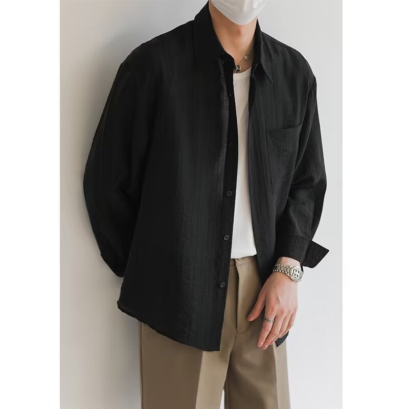 Casual Long Sleeve Men's Shirt