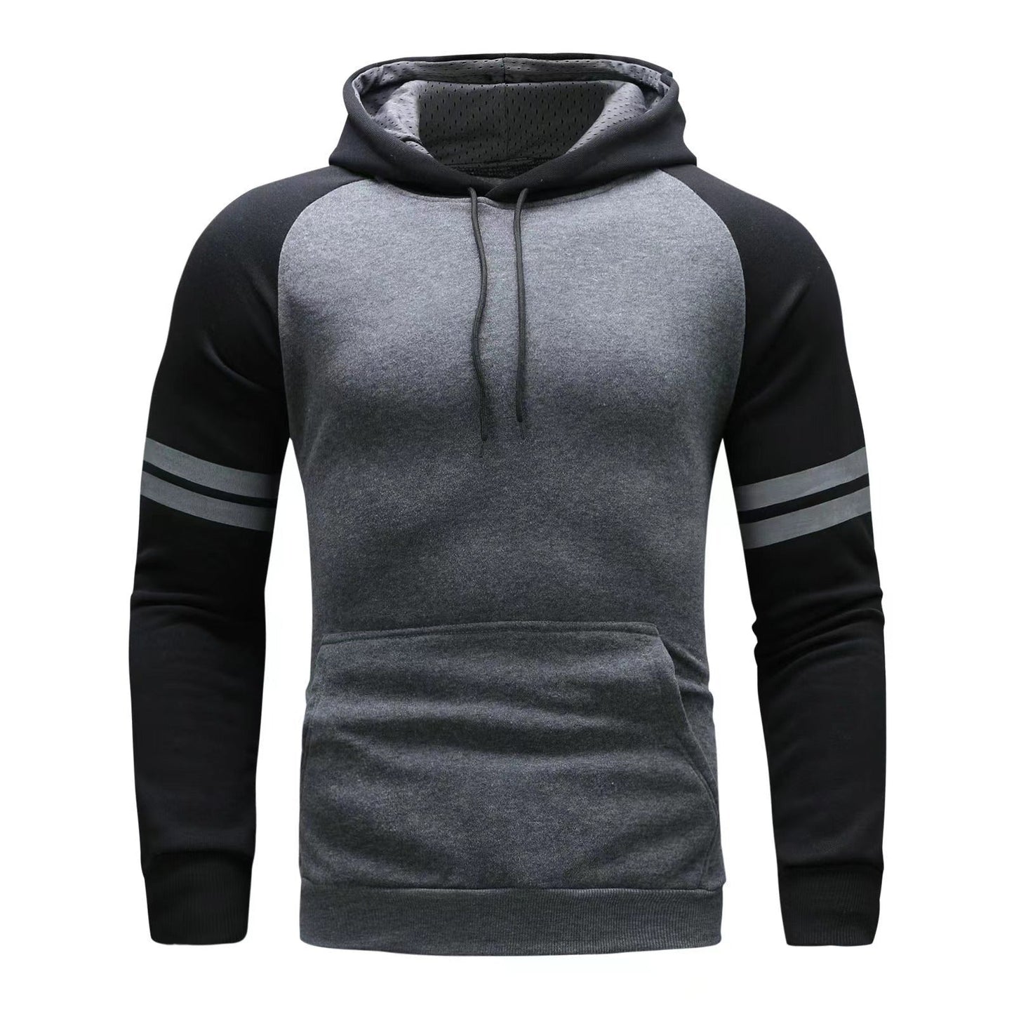 Casual Fit Men's Hoodie with Comfortable Raglan Sleeves