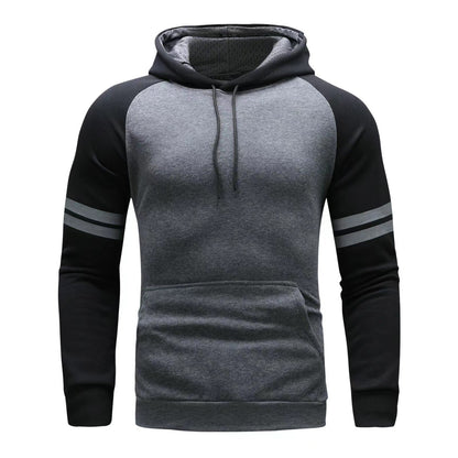 Casual Fit Men's Hoodie with Comfortable Raglan Sleeves