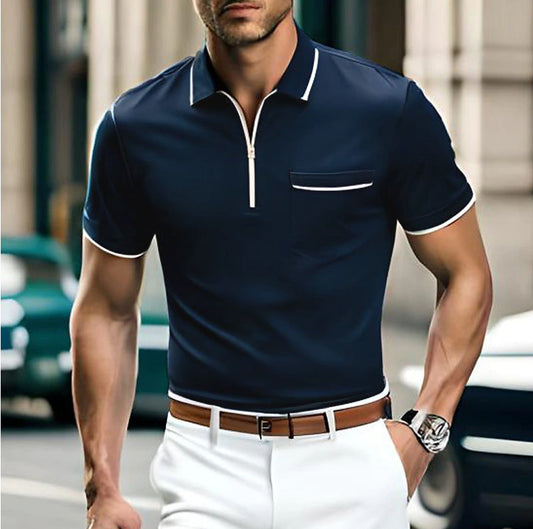 Classic Fit Men's Short Sleeve Cotton Polo Shirt - EasyApparels