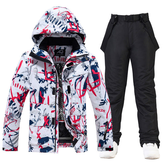 Waterproof Men's Ski Jacket and Pants Set - EasyApparels