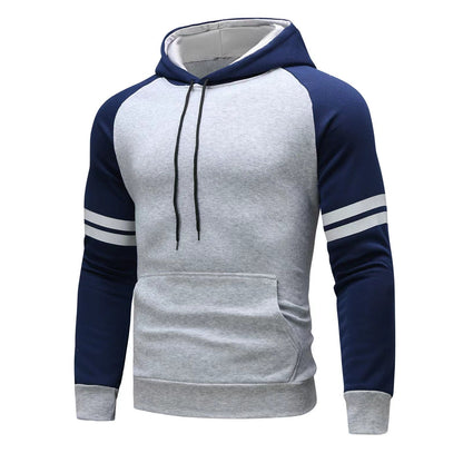 Casual Fit Men's Hoodie with Comfortable Raglan Sleeves