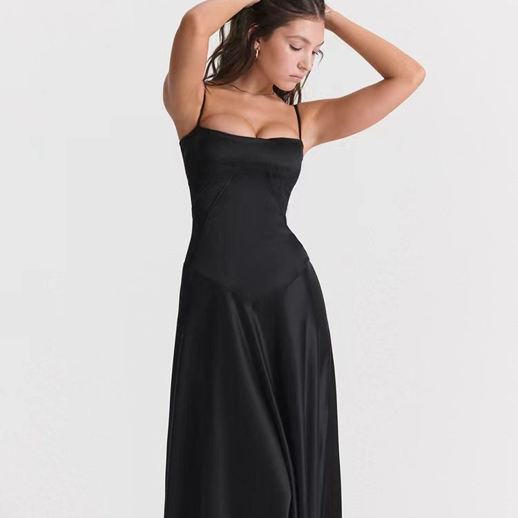Sexy Satin Evening Gown for Women - EasyApparels