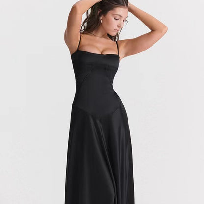 Sexy Satin Evening Gown for Women - EasyApparels