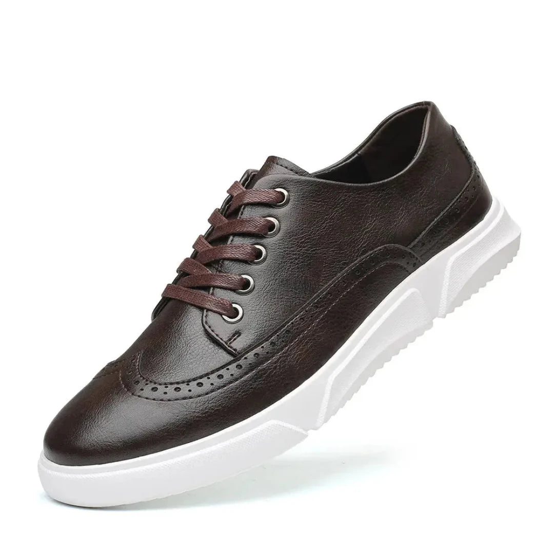 Classic Perforated Men's Shoes